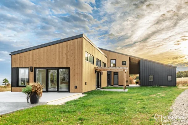 Moderno fienile in Nuova Scozia