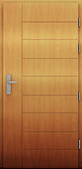 Drzwi drewniane z kolekcji AluThem, model Decyuran