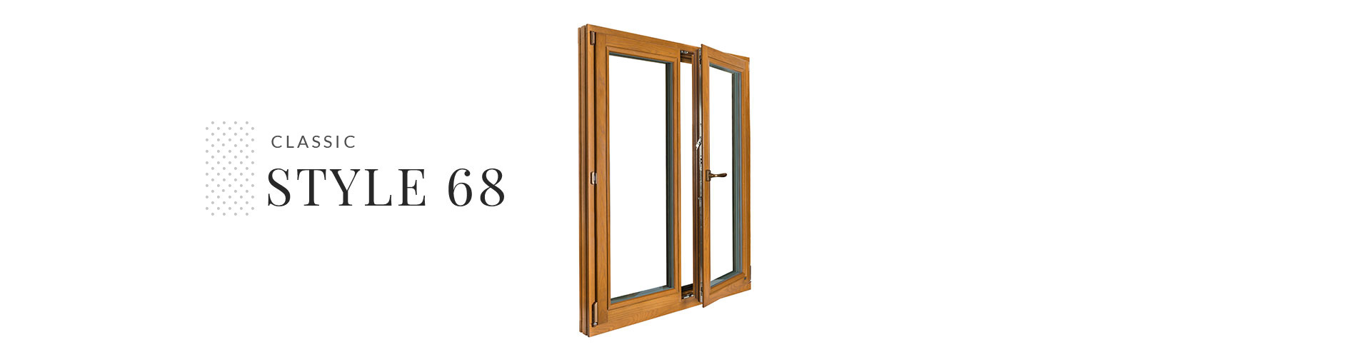okno drewniane Style 68